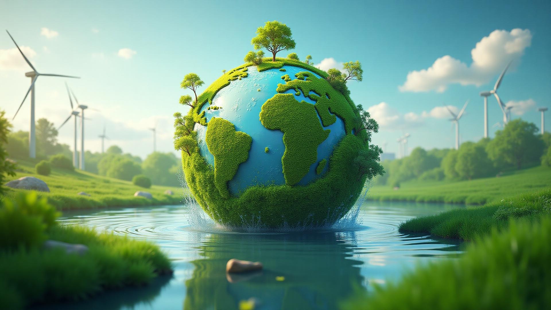 Environmental sustainability background